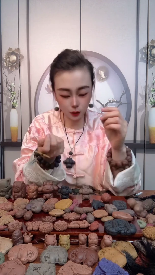 【闪购商品】泥塑香妃经络玉兰花开