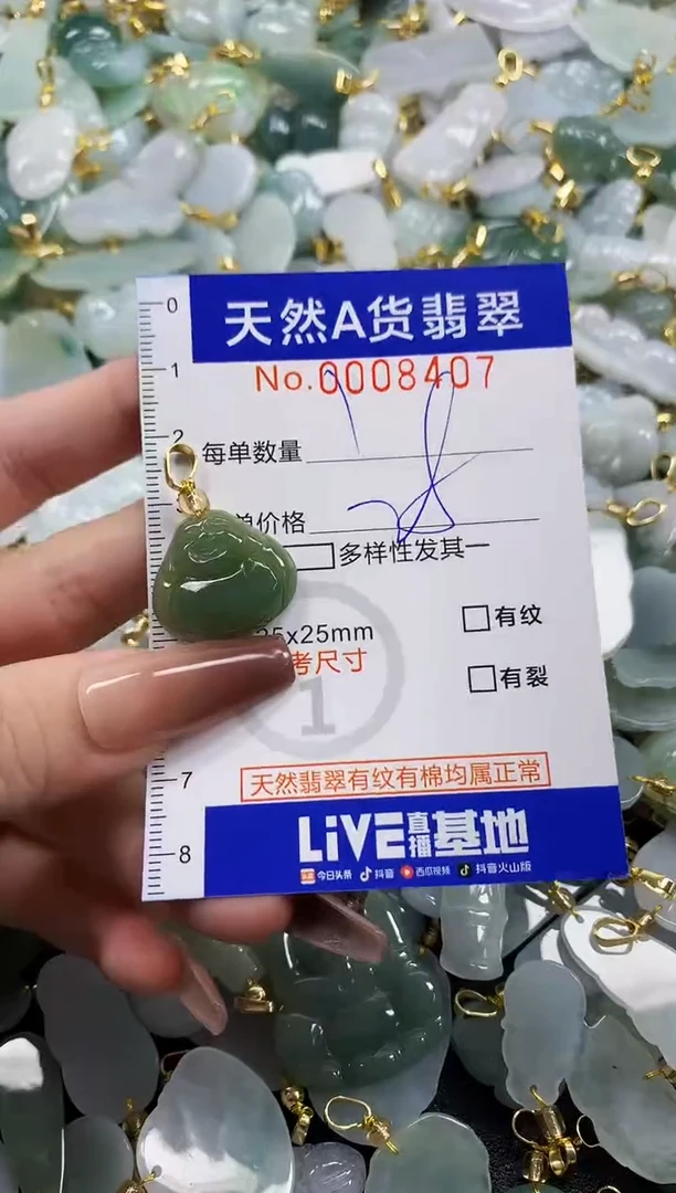 颈饰未镶嵌翡翠天然A货翡翠