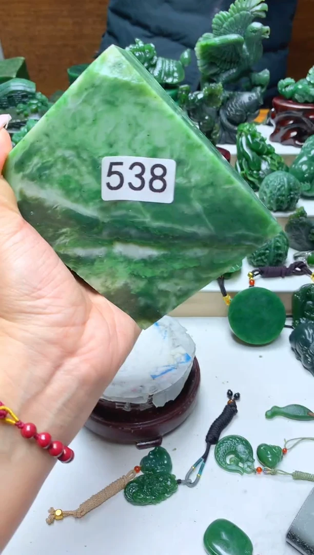 未镶嵌和田玉珠宝半成品1