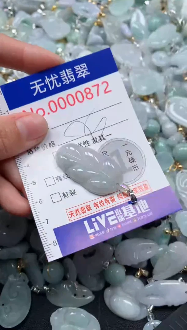颈饰未镶嵌翡翠872