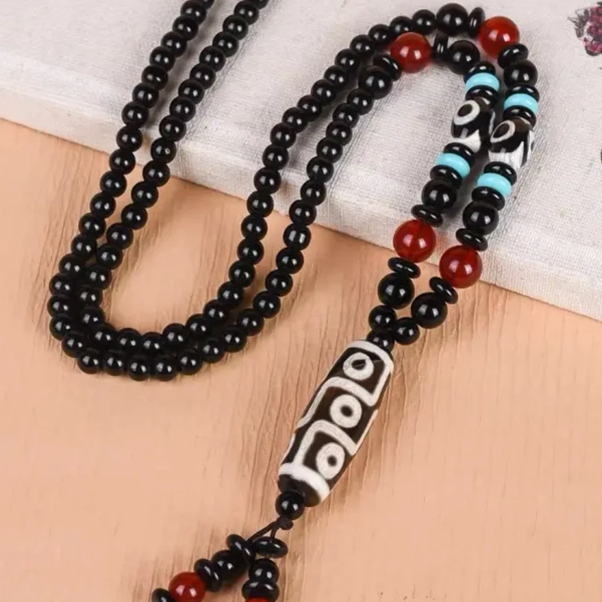 老款天然玛瑙天珠 吊坠 大气简约大气