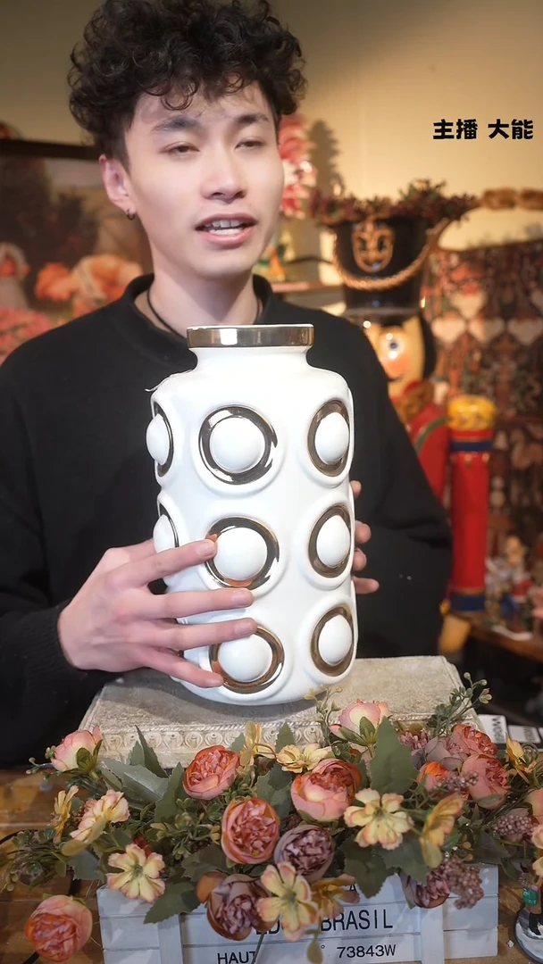 【闪购商品】默认微瑕高端树脂陶瓷摆件265