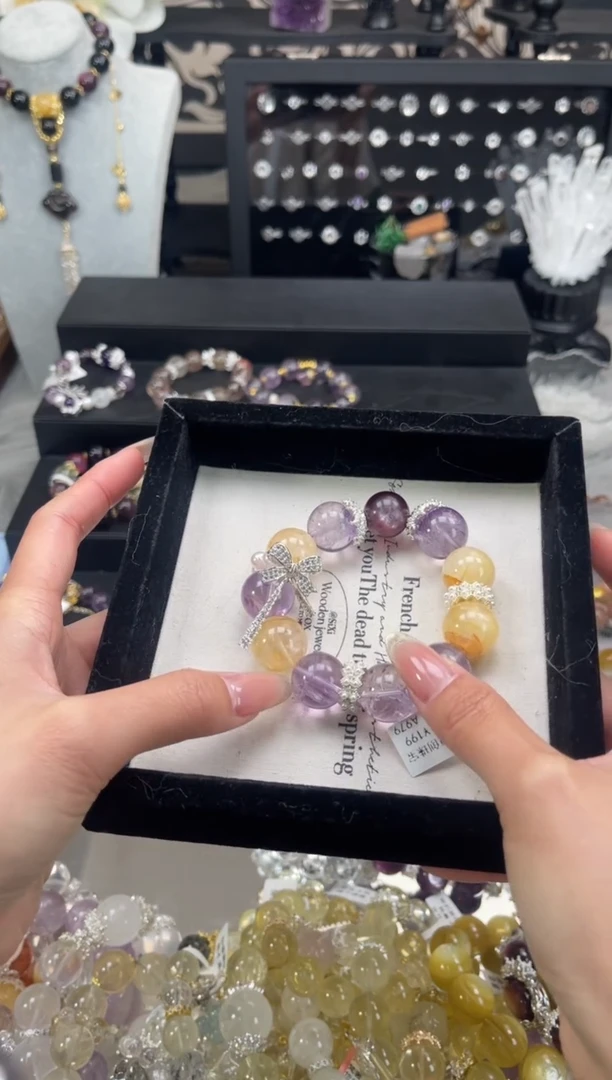 【闪购商品】水晶手链未镶嵌天然水晶 多样性发货