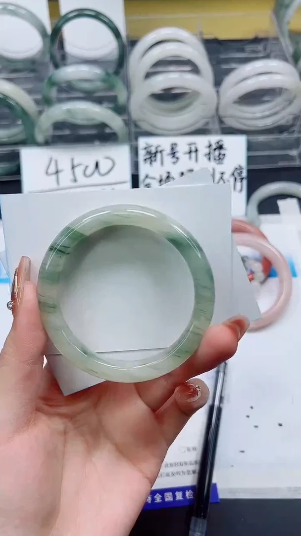 【闪购商品】石英质玉手镯未镶嵌S93-56/57
