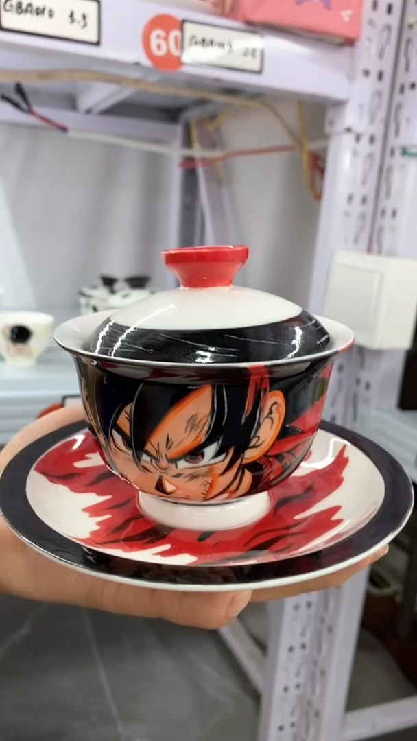 高温釉下彩纯手工手绘陶瓷