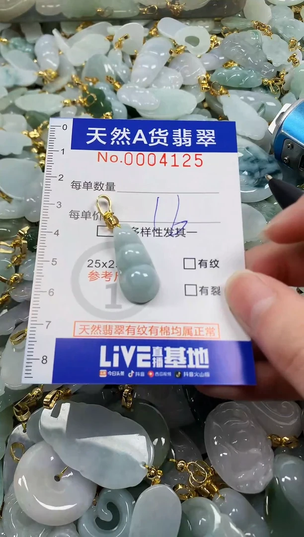 颈饰未镶嵌翡翠纯天然a货翡翠