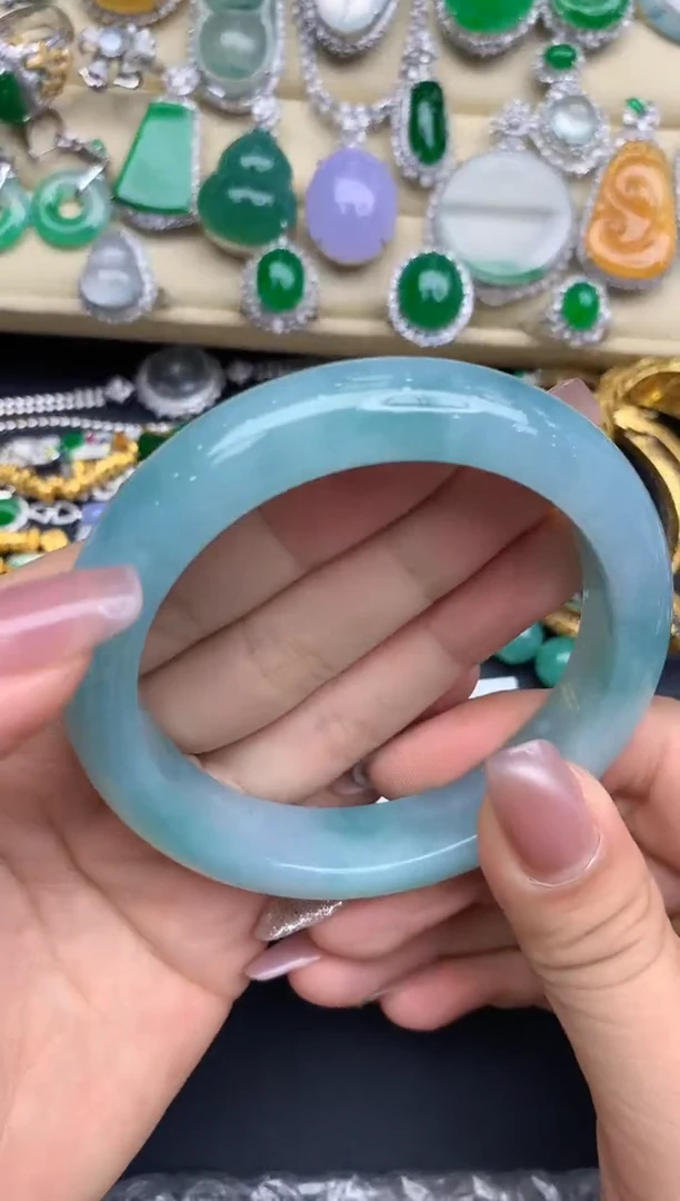 未镶嵌手镯翡翠372-中国好珍宝