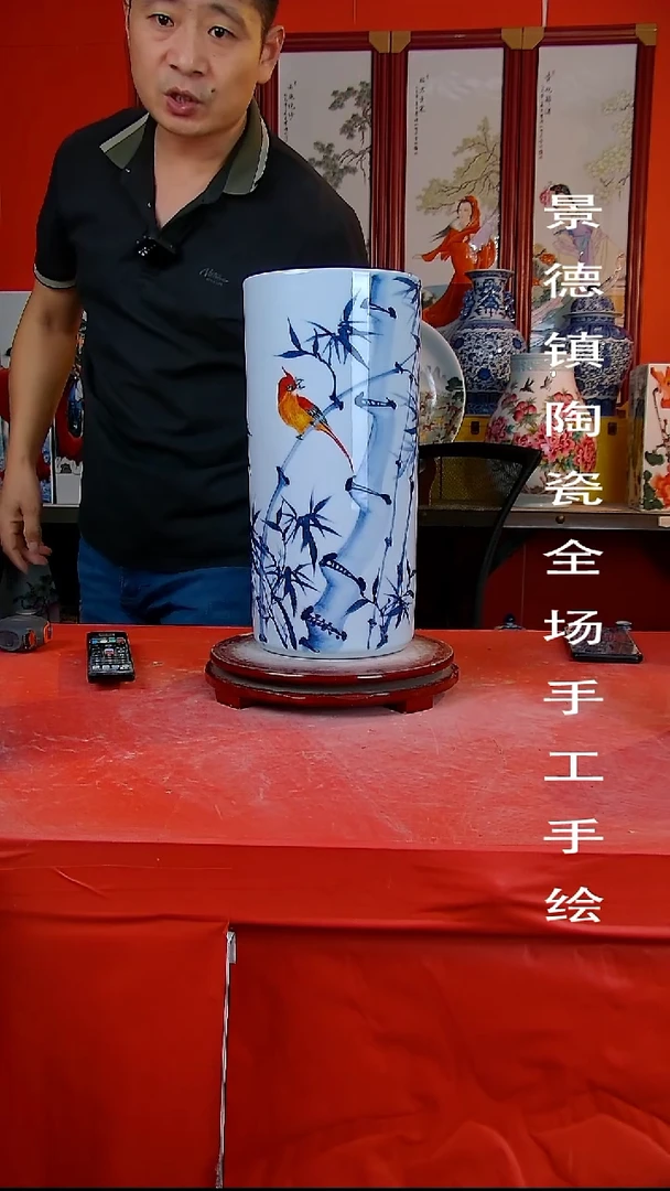 摆件手景德镇陶瓷 全场手工绘7