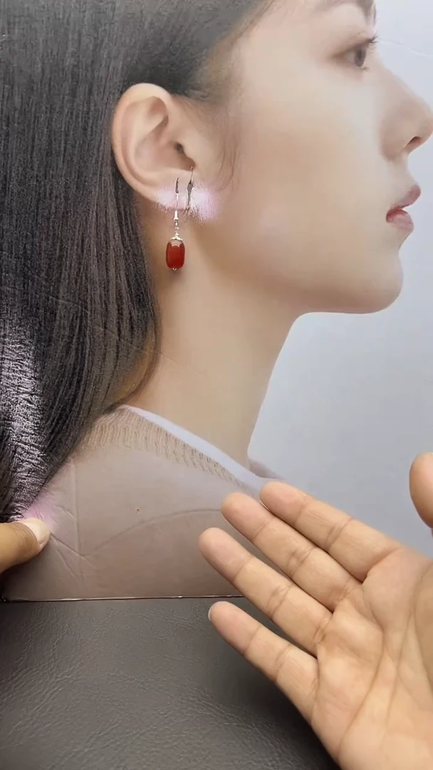 未镶嵌耳饰玛瑙/玉髓303