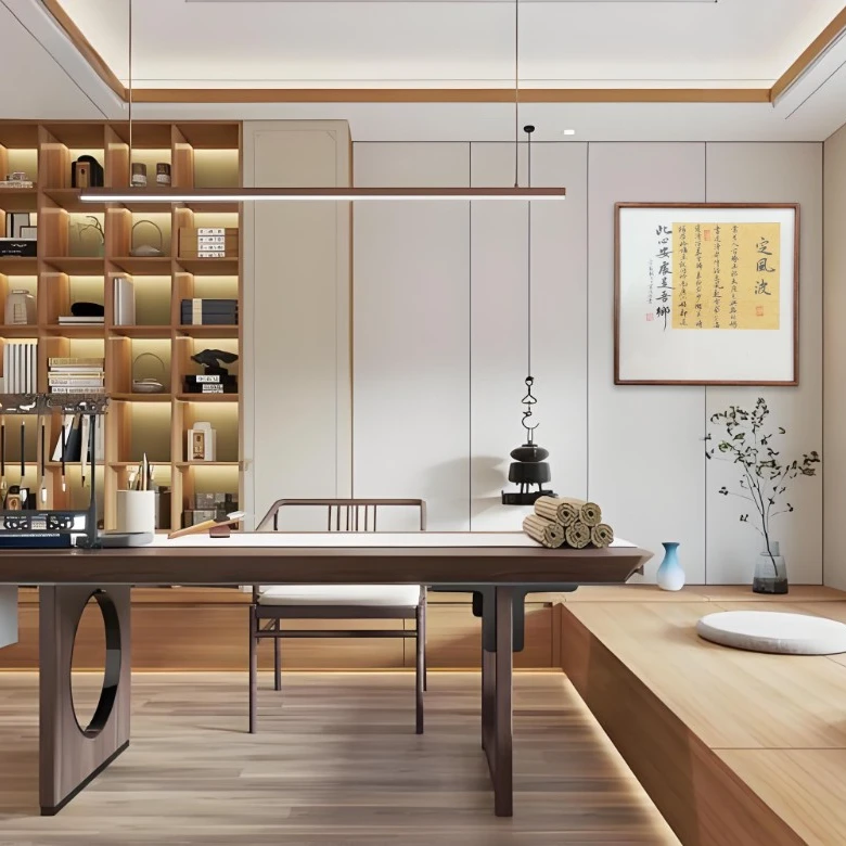 此心安处是吾乡 53*53cm 实木榫卯外框 老师手书 家居挂画