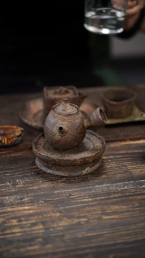 全手工制作  南蛮侧把壶110cc