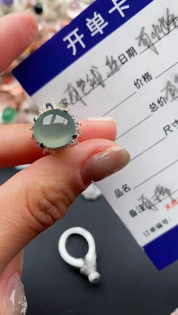 未镶嵌戒指翡翠444444+3
