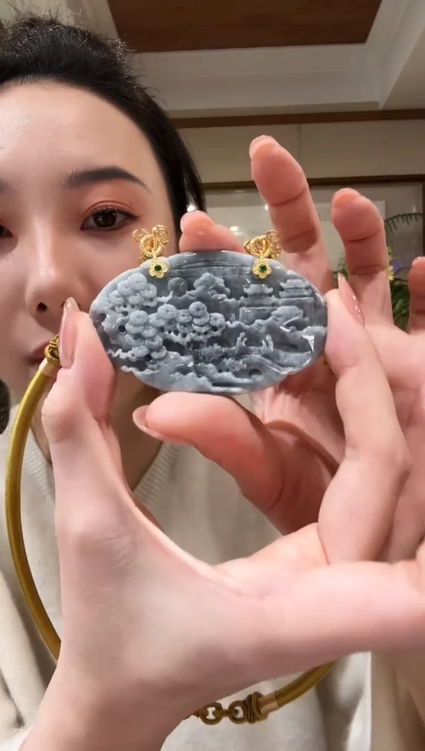 【闪购商品】翡翠颈饰未镶嵌国风