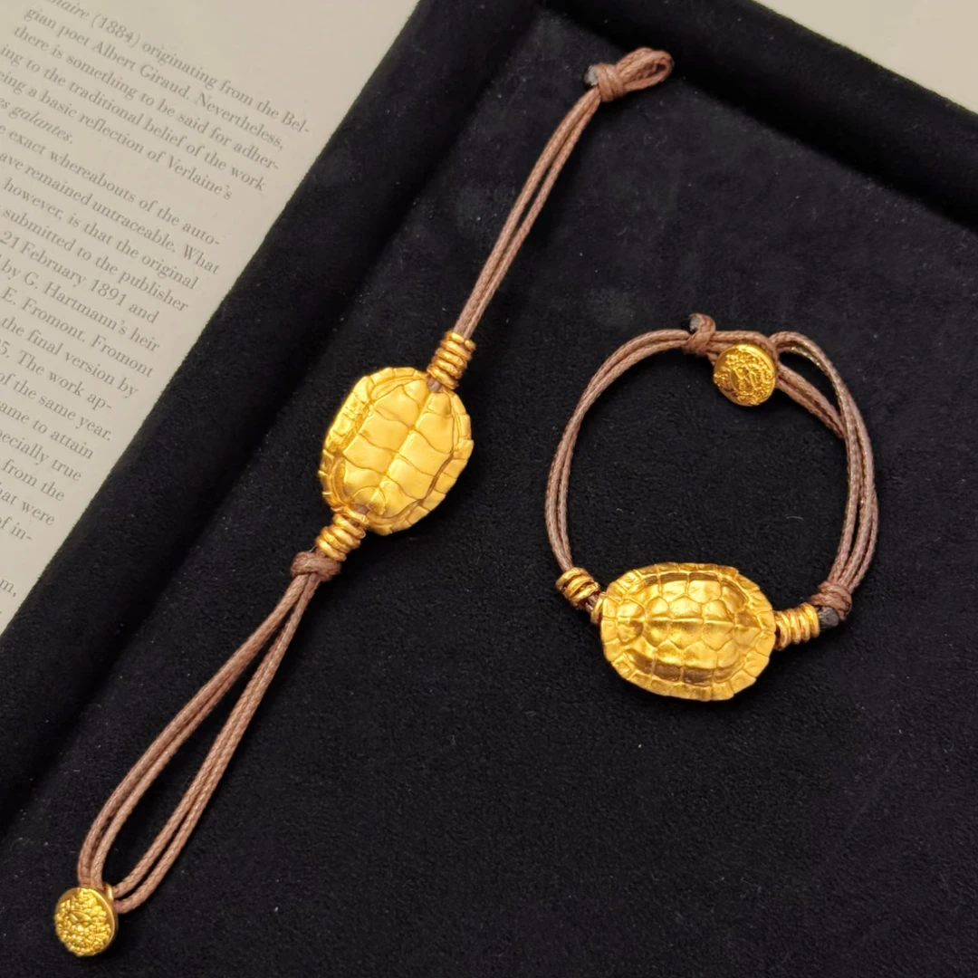 铜合金手链 新中式国潮龟龟链女轻奢复古精美高颜值高级手绳