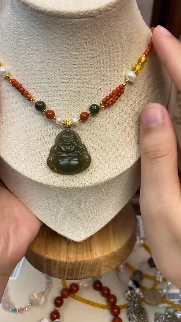 项链玛瑙未镶嵌121