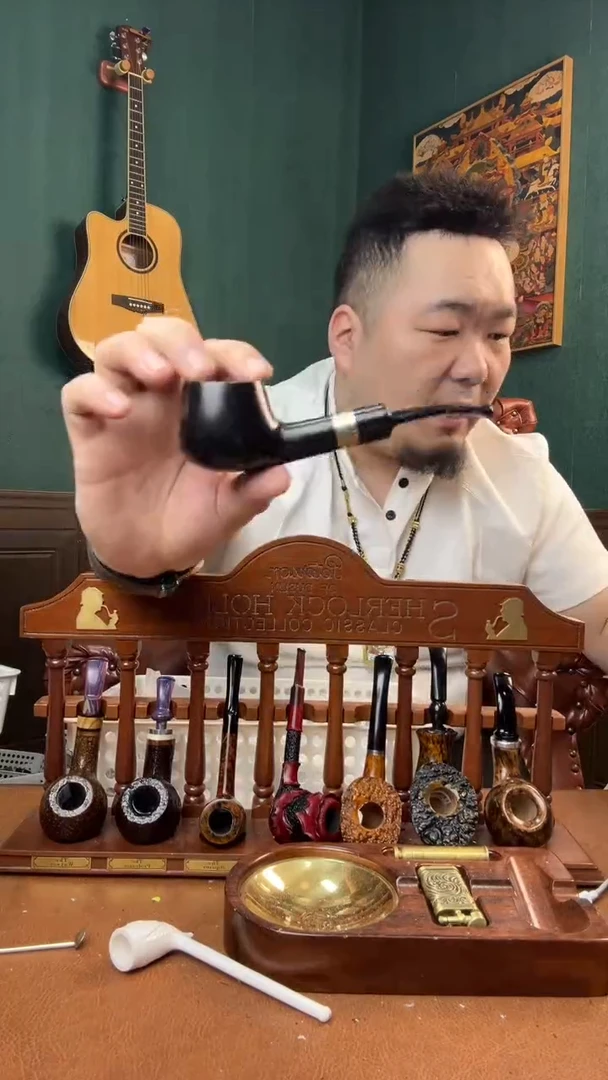 石楠木木雕款意大利进口石楠木烟斗