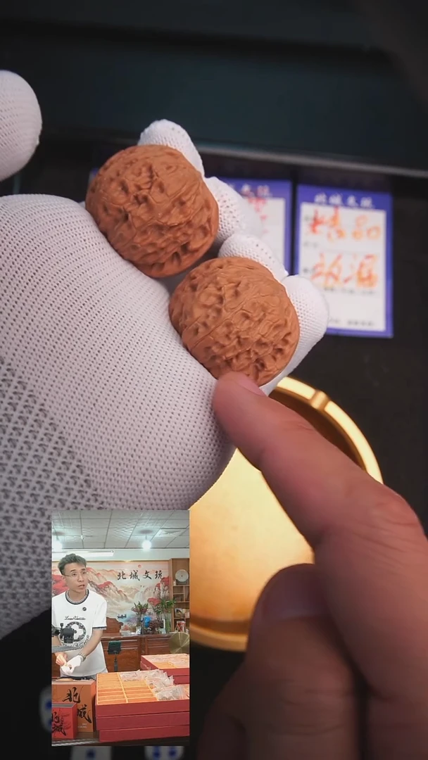 文玩核桃把件6号 36磨盘  全品 （批量）