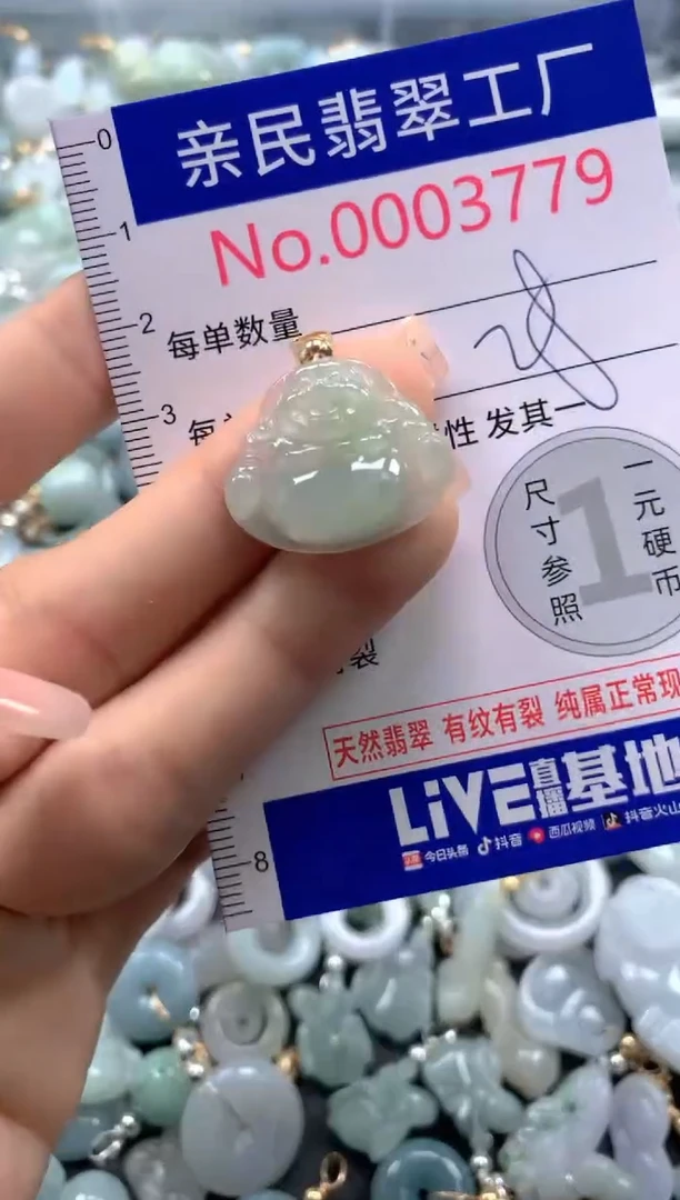 颈饰未镶嵌翡翠3779