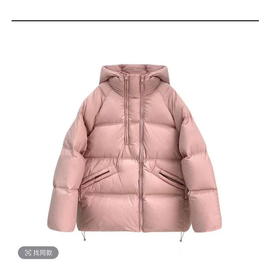 XX-233秋冬连帽轻奢减龄时尚百搭羽绒服