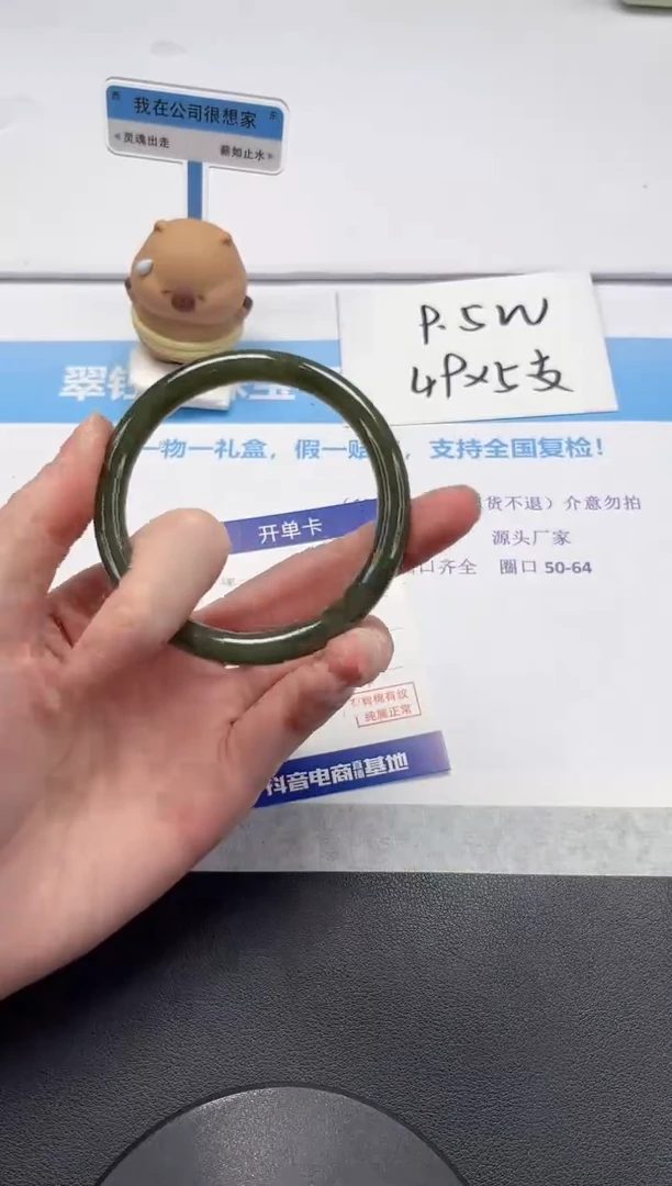 【闪购商品】和田玉手镯未镶嵌V222-57.6