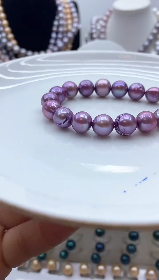 【闪购商品】淡水珍珠颈饰钛钢7