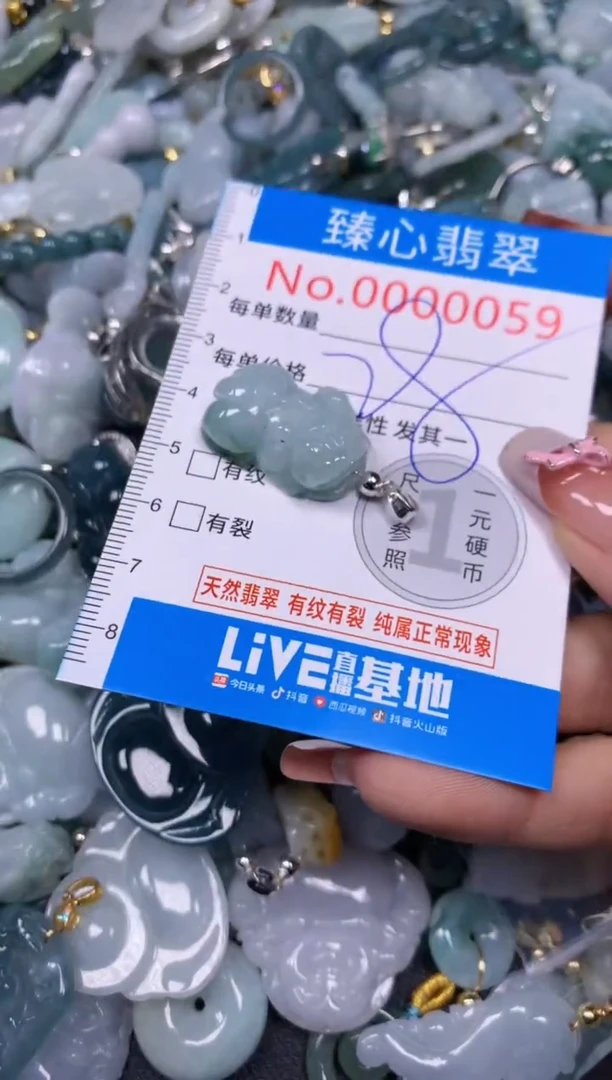 【闪购商品】翡翠颈饰未镶嵌含绳0000058