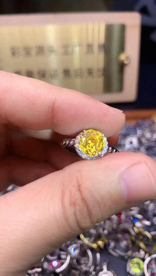 【闪购商品】蓝宝石戒指银S925镶嵌........
