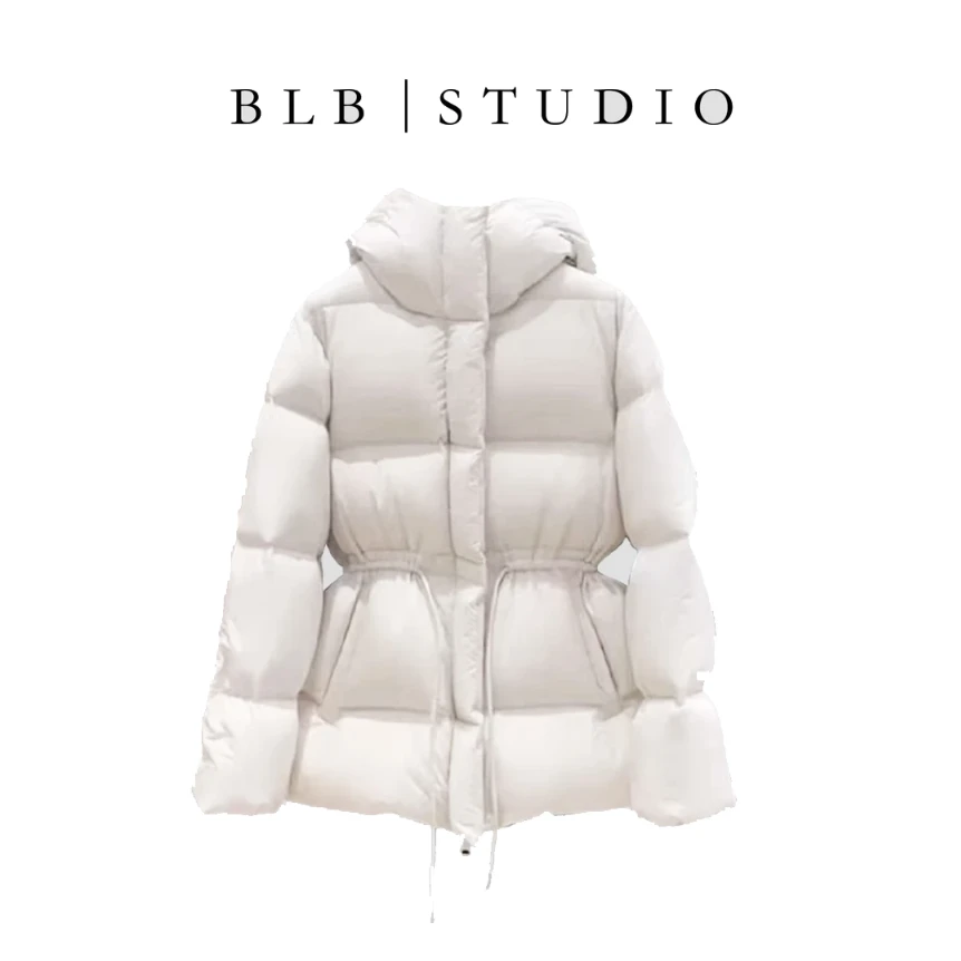 90%白鹅绒！巴黎走秀款，收腰高级欧货冬季新品加厚鹅绒