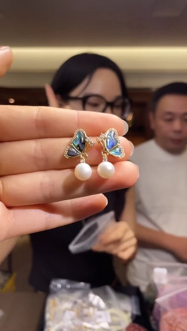 未镶嵌耳饰淡水珍珠（多样性发一件）