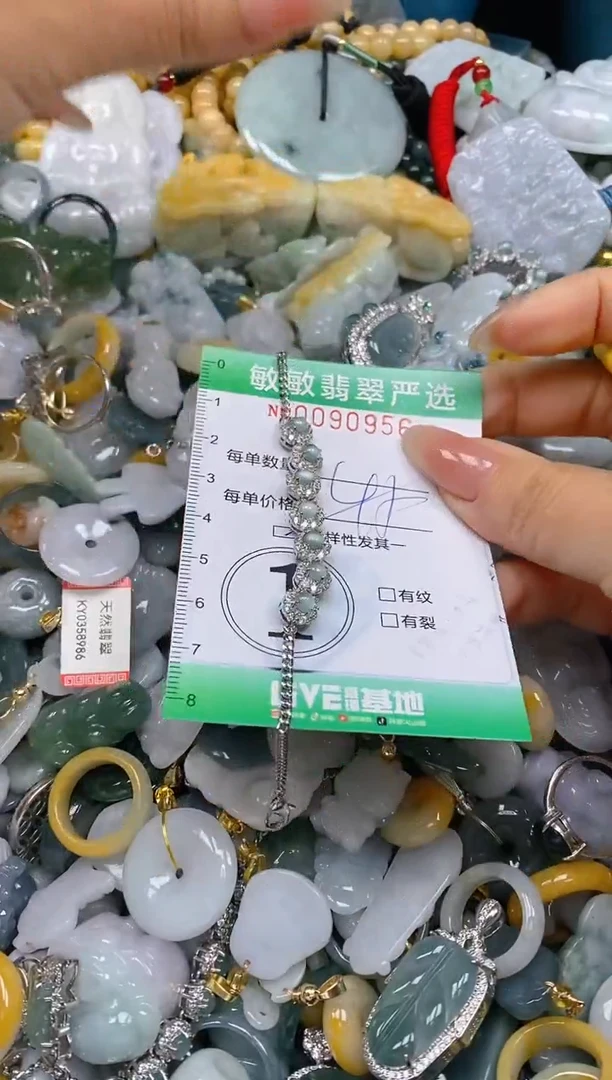 【闪购商品】翡翠颈饰未镶嵌闪购0090956多样性发其一