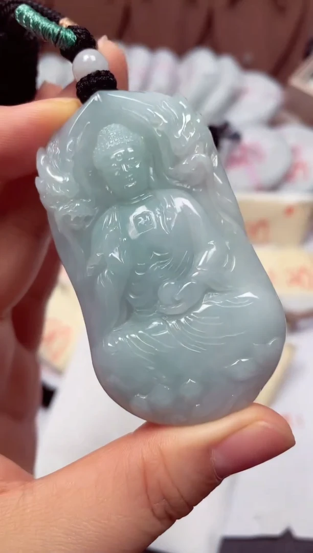 颈饰未镶嵌翡翠翡翠A货