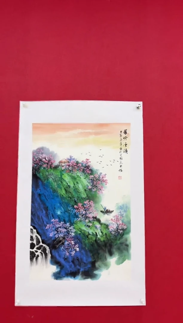 国画经典国画宣纸手绘2.7平尺