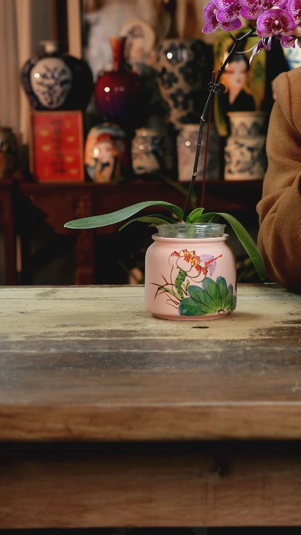 【闪购商品】瓷片景德镇纯手工釉下彩精品花瓶