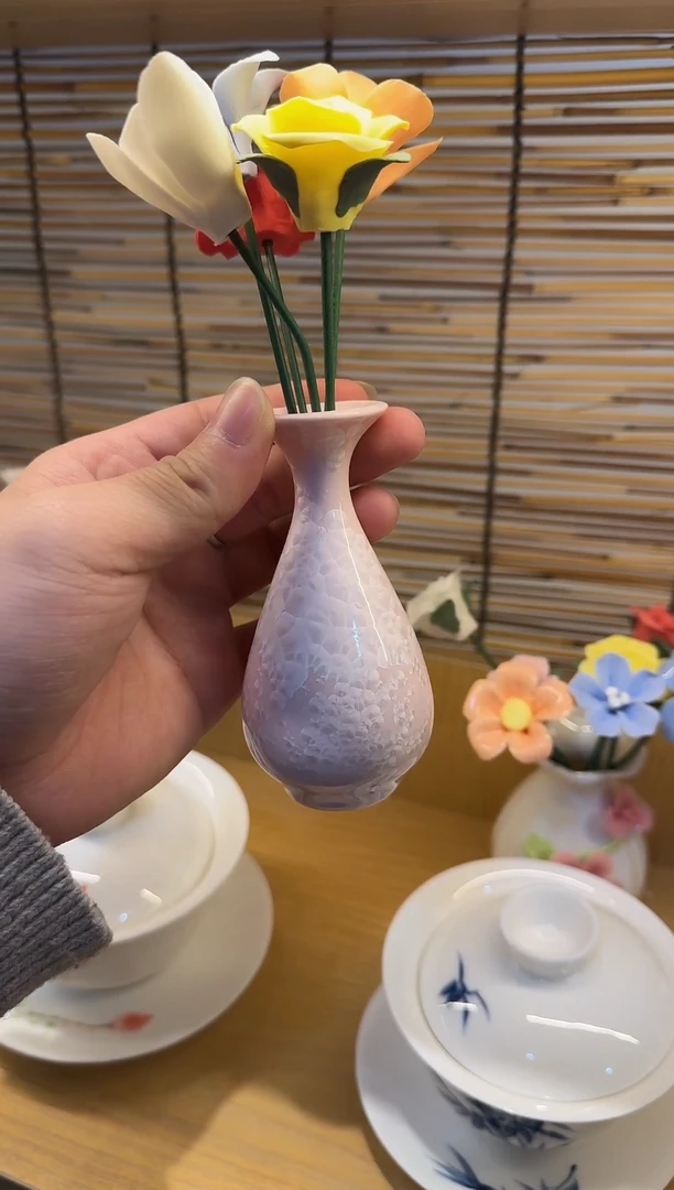 陶瓷陶瓷手捏花