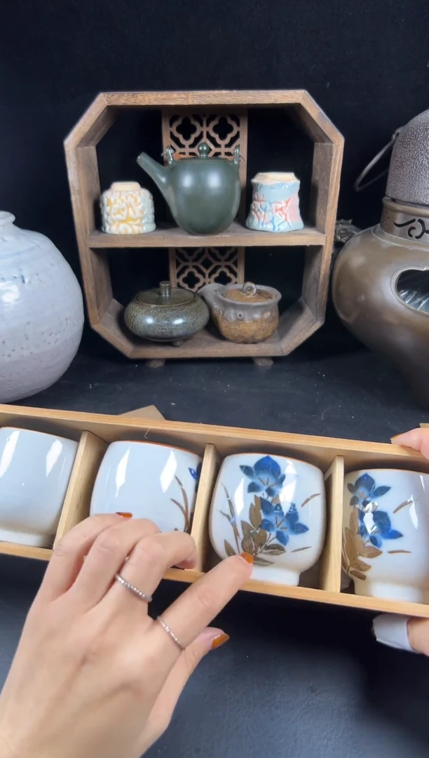 茶道陶瓷茶具套装