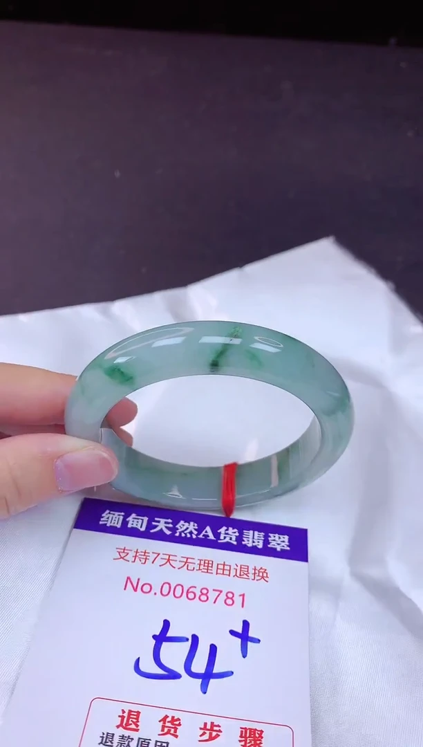 未镶嵌手镯翡翠54（7天无理由退换 ）