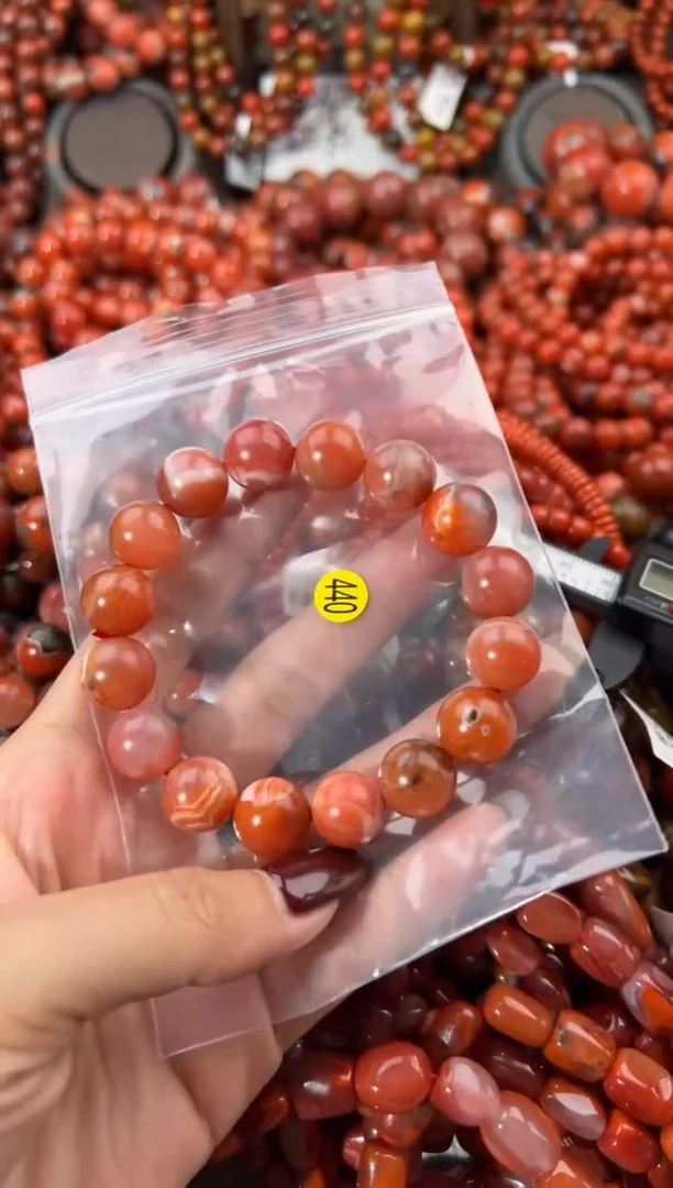 未镶嵌手串南红玛瑙13+