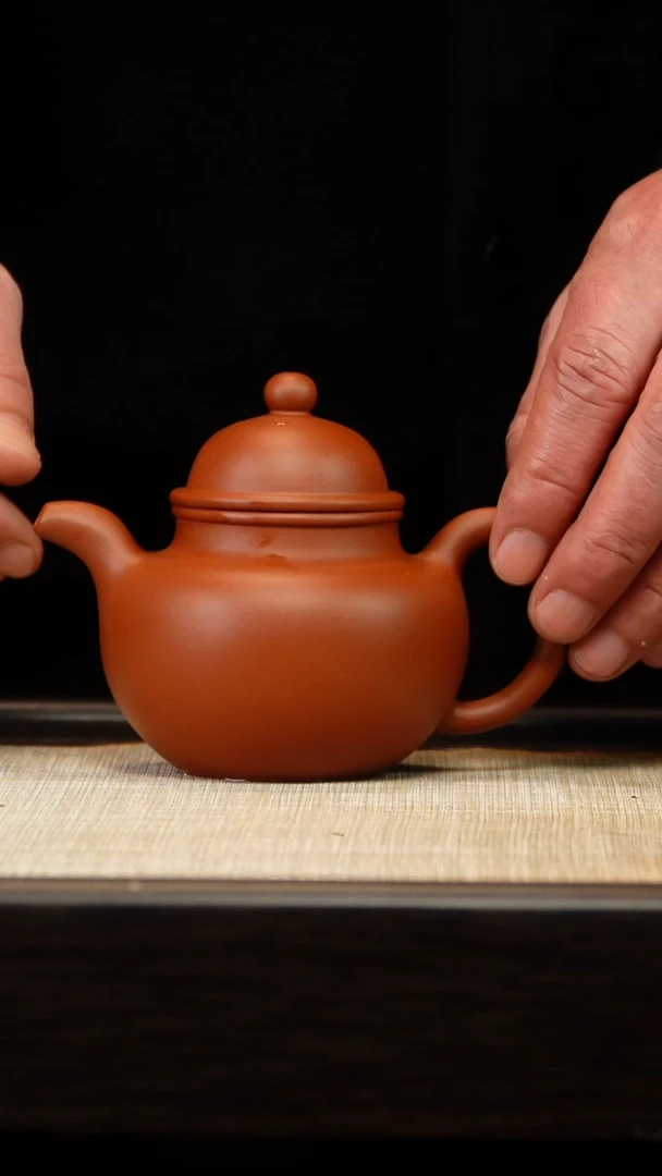 茶壶紫砂朱泥掇球