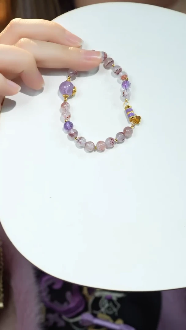 【闪购商品】水晶手链未镶嵌九紫启航度母超七手链