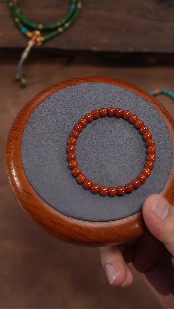 南红玛瑙手串未镶嵌南红手串