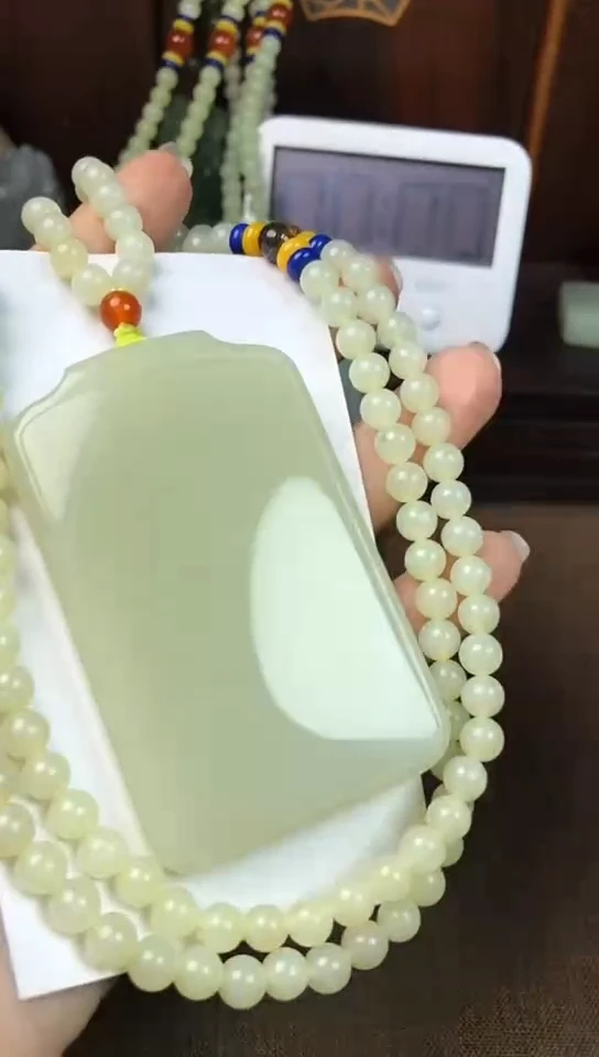 颈饰未镶嵌和田玉?****࿐清风