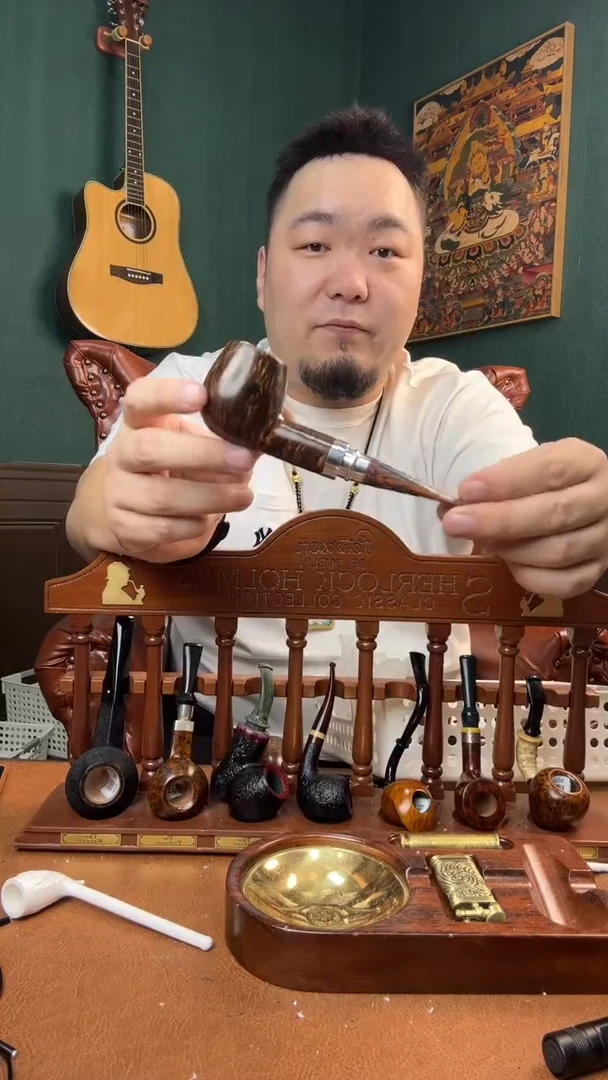 石楠木木雕款意大利进口石楠木烟斗