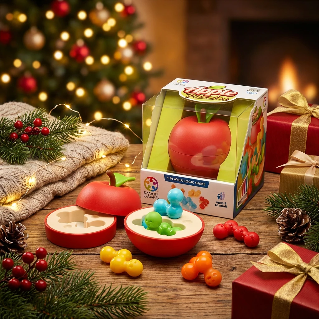 【新年礼物】SmartGames苹果保卫战比利时益智 8岁+ 磁力立体拼图