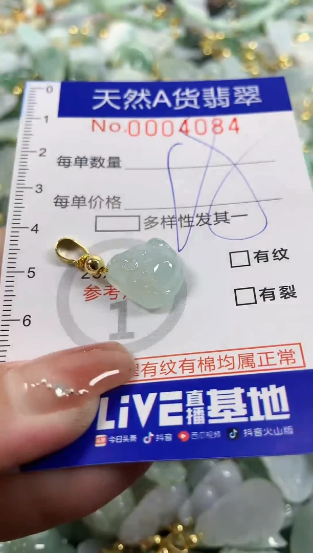 颈饰未镶嵌翡翠天然A货翡翠