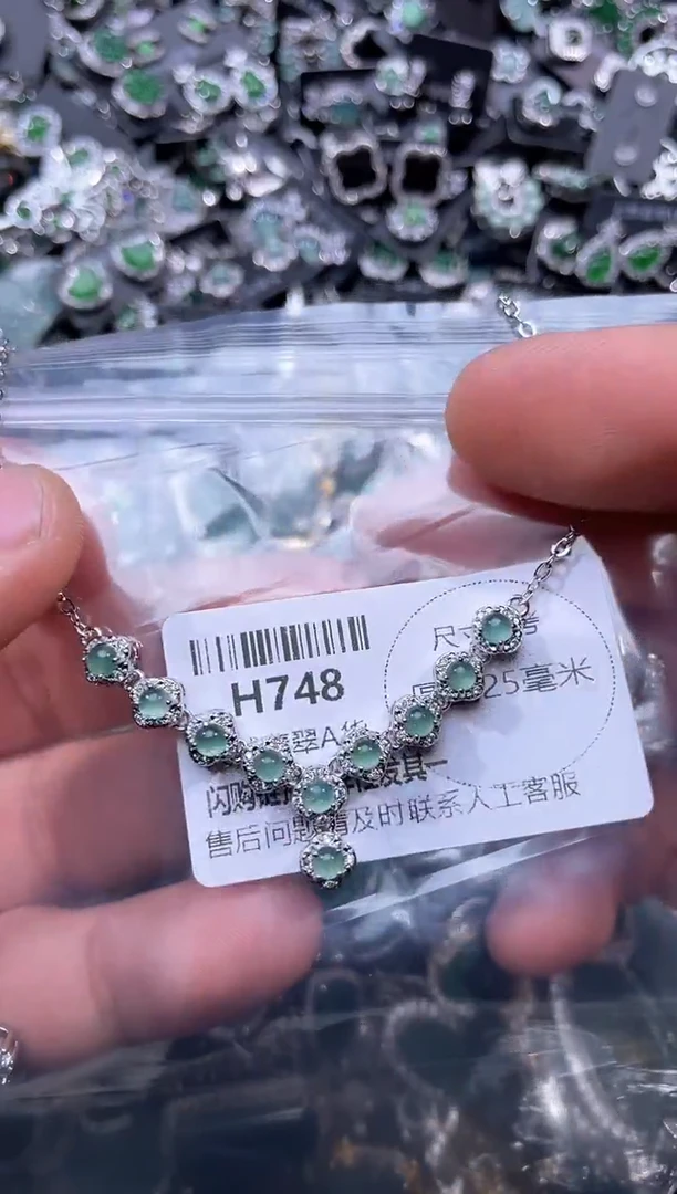 【闪购商品】翡翠颈饰未镶嵌H748项链