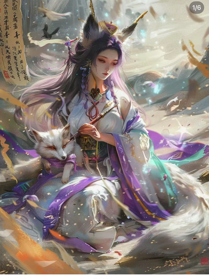 2号链接东海水晶天然九尾狐，私拍不发