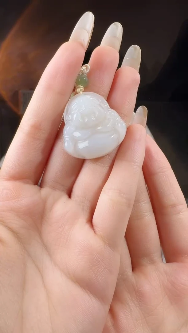 颈饰未镶嵌和田玉30佛公多样性发一