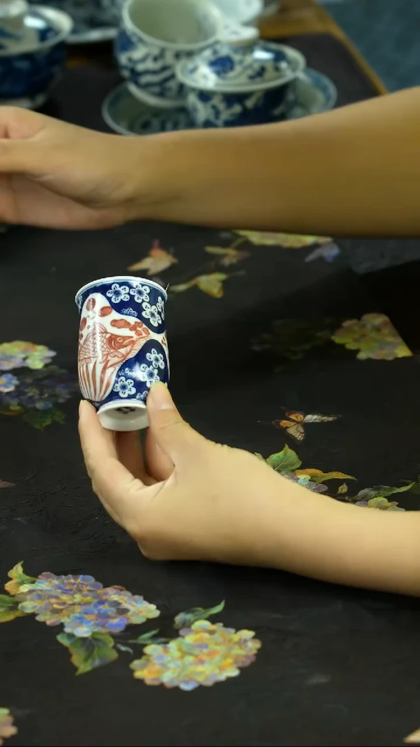 千款手绘茶具直接炸