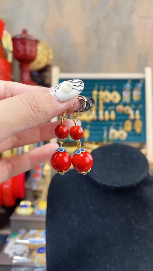 【闪购商品】非遗素漆精品耳环