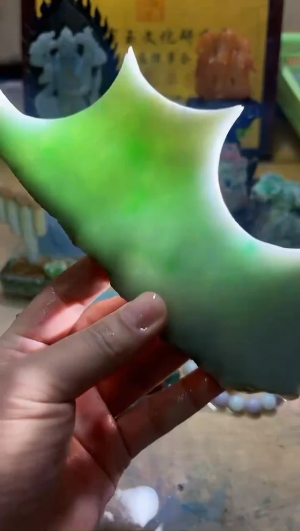 未镶嵌挂件翡翠A货常星6244